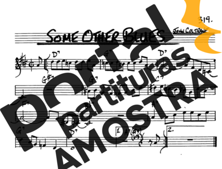 The Real Book of Jazz Some Other Blues partitura para Saxofone Alto (Eb)