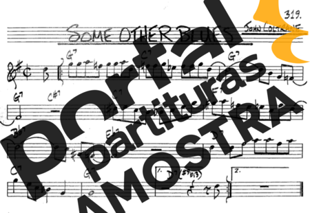 The Real Book of Jazz Some Other Blues partitura para Saxofone Tenor Soprano (Bb)