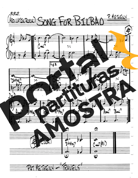 The Real Book of Jazz Song For Bilbao partitura para Teclado