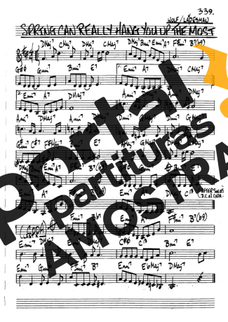 The Real Book of Jazz Spring Can Really Hang You Up The Most partitura para Clarinete (Bb)