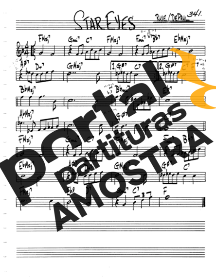 The Real Book of Jazz  partitura para Clarinete (C)