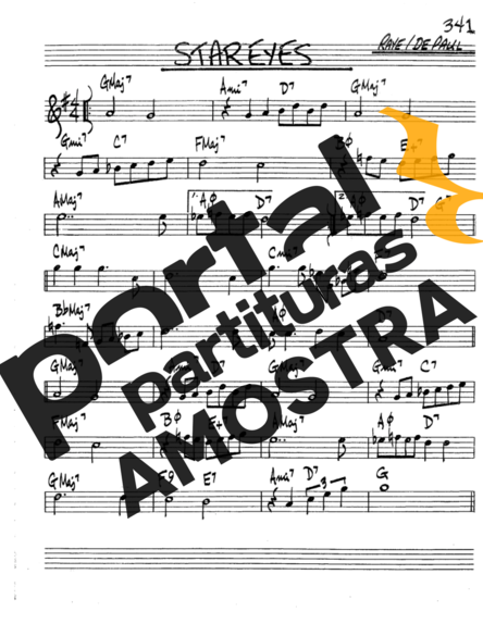 The Real Book of Jazz Star Eyes partitura para Trompete