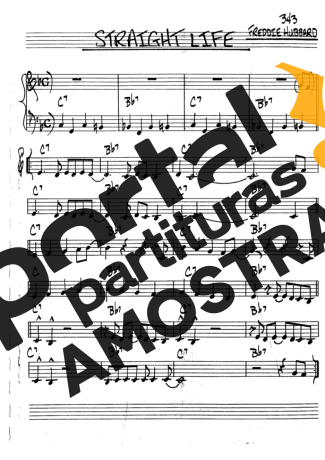 The Real Book of Jazz Straight Life partitura para Clarinete (Bb)