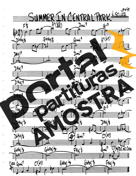 The Real Book of Jazz Summer In Central Park partitura para Clarinete (C)