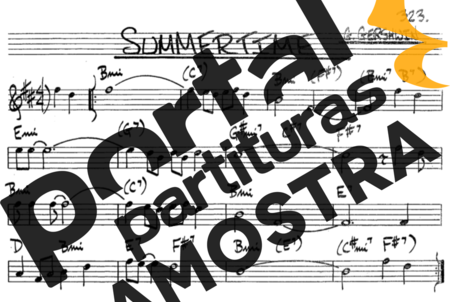 The Real Book of Jazz Summertime partitura para Saxofone Tenor Soprano (Bb)