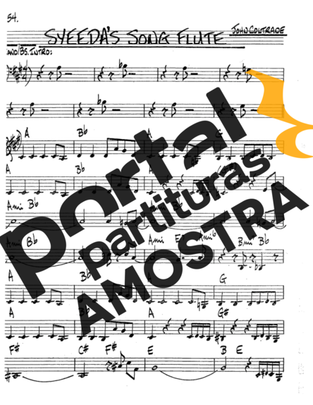 The Real Book of Jazz Syeedas Song Flute partitura para Trompete