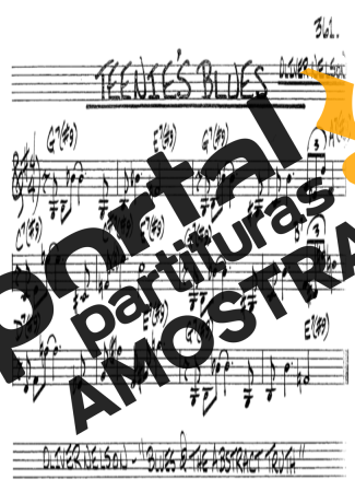 The Real Book of Jazz Teenies Blues partitura para Clarinete (Bb)