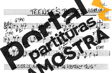 The Real Book of Jazz Teenies Blues partitura para Saxofone Tenor Soprano (Bb)