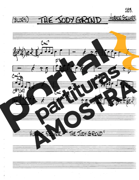 The Real Book of Jazz The Jody Grind partitura para Saxofone Tenor Soprano (Bb)