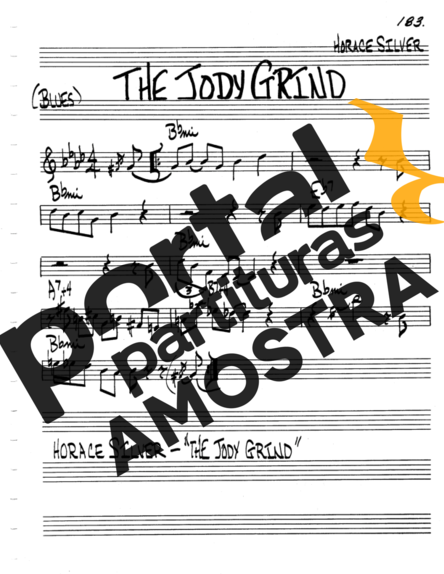 The Real Book of Jazz The Jody Grind partitura para Violino
