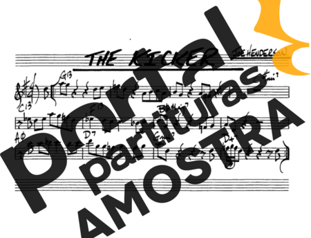 The Real Book of Jazz The Kicker partitura para Saxofone Alto (Eb)