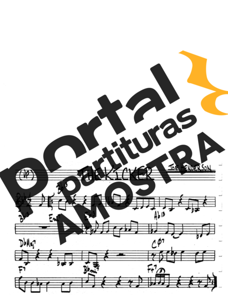 The Real Book of Jazz The Kicker partitura para Violino