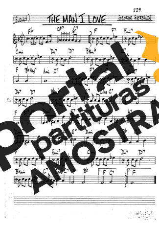 The Real Book of Jazz The Man I Love partitura para Clarinete (Bb)