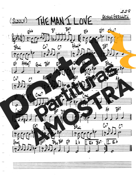 The Real Book of Jazz The Man I Love partitura para Gaita