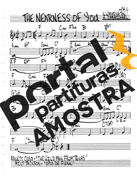 The Real Book of Jazz The Nearness Of You partitura para Gaita