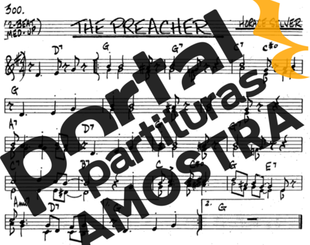 The Real Book of Jazz The Preacher partitura para Saxofone Tenor Soprano (Bb)