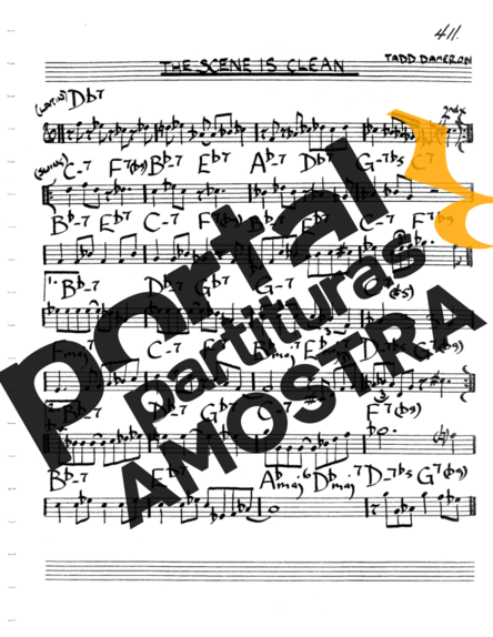 The Real Book of Jazz The Scene Is Clean partitura para Gaita