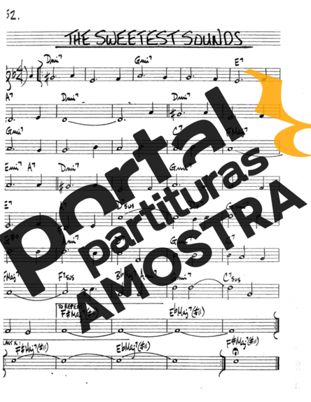 The Real Book of Jazz The Sweetest Sounds partitura para Saxofone Tenor Soprano (Bb)