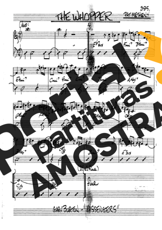 The Real Book of Jazz The Whopper partitura para Clarinete (Bb)