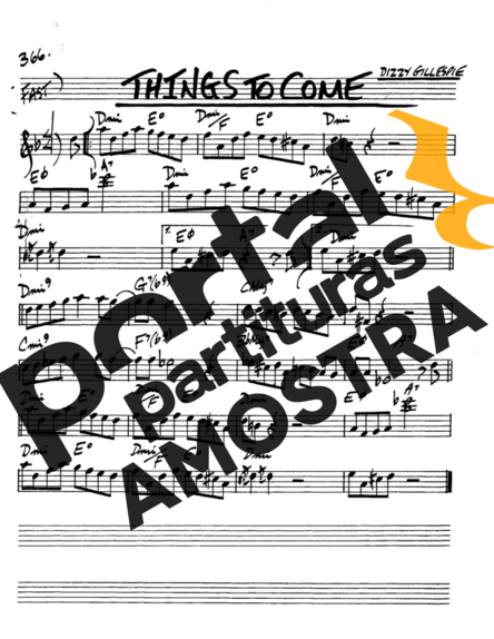 The Real Book of Jazz Things To Come partitura para Saxofone Alto (Eb)