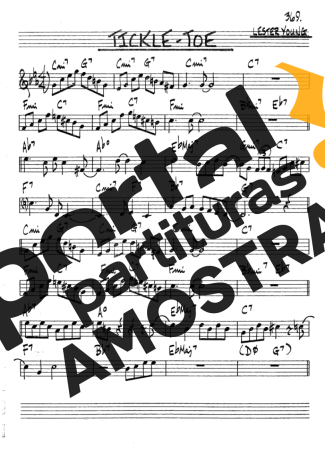 The Real Book of Jazz Ticke-Toe partitura para Clarinete (Bb)