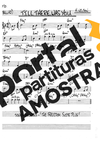 The Real Book of Jazz Till There Was You partitura para Clarinete (Bb)