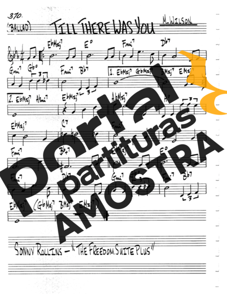 The Real Book of Jazz Till There Was You partitura para Clarinete (C)