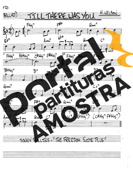 The Real Book of Jazz Till There Was You partitura para Trompete