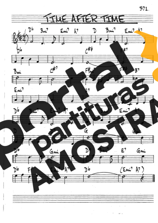 The Real Book of Jazz Time After Time partitura para Clarinete (Bb)