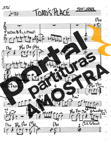 The Real Book of Jazz  partitura para Teclado