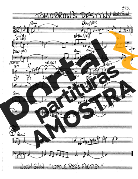 The Real Book of Jazz Tomorrows Destiny partitura para Saxofone Tenor Soprano (Bb)