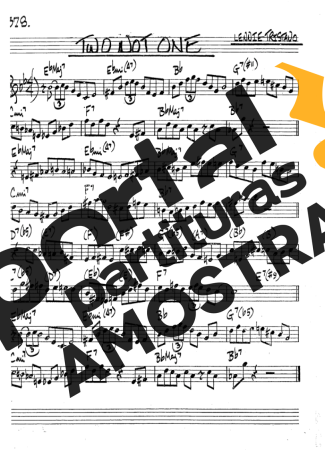 The Real Book of Jazz Two Not One partitura para Clarinete (Bb)