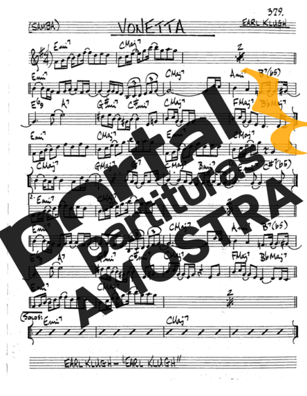The Real Book of Jazz Vonetta partitura para Trompete