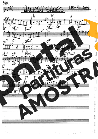 The Real Book of Jazz Walkin Shoes partitura para Clarinete (Bb)