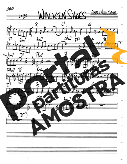 The Real Book of Jazz Walkin Shoes partitura para Violino