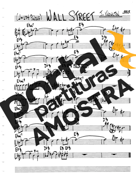 The Real Book of Jazz Wall Street partitura para Flauta Transversal