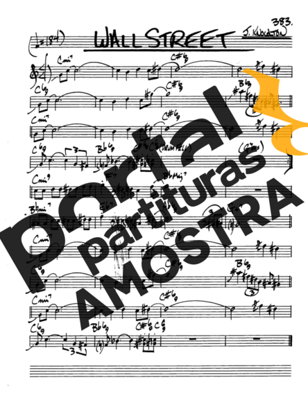 The Real Book of Jazz Wall Street partitura para Saxofone Alto (Eb)