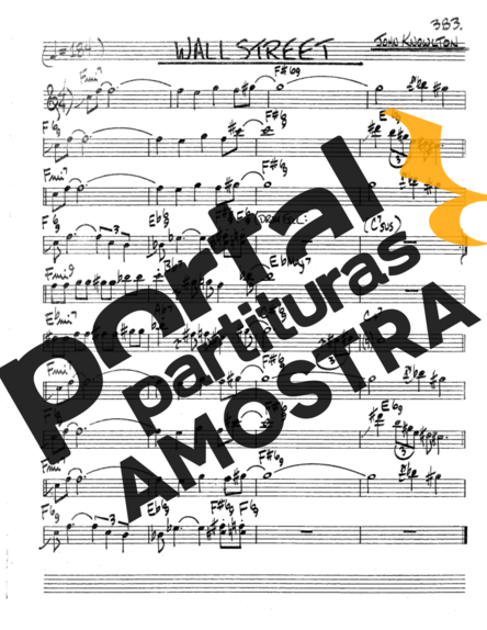 The Real Book of Jazz Wall Street partitura para Saxofone Tenor Soprano (Bb)