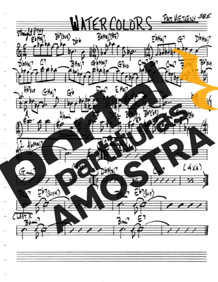 The Real Book of Jazz Water Colors partitura para Clarinete (C)