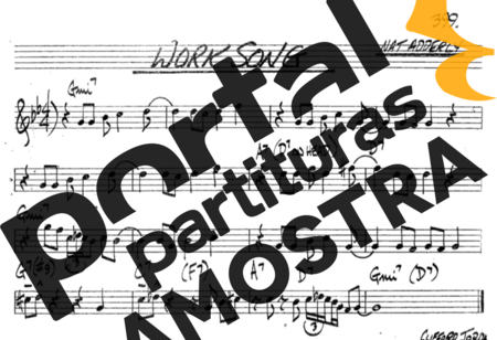 The Real Book of Jazz Work Song partitura para Trompete