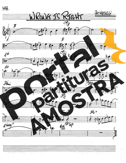 The Real Book of Jazz Wrong Is Right partitura para Trompete