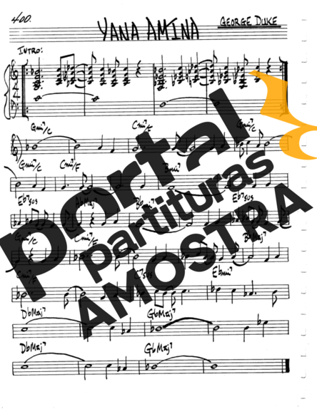 The Real Book of Jazz Yana Amina partitura para Clarinete (C)