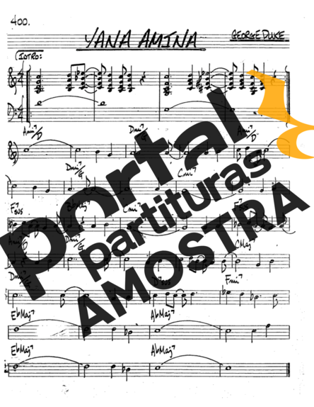 The Real Book of Jazz Yana Amina partitura para Saxofone Tenor Soprano (Bb)