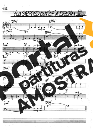 The Real Book of Jazz You Stepped Out Of A Dream partitura para Clarinete (Bb)