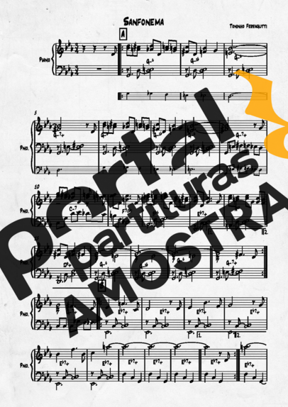 Toninho Ferragutti  partitura para Acordeon