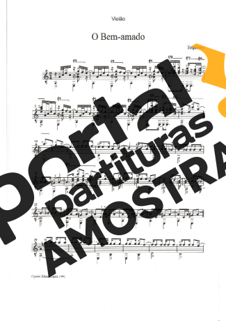 Toquinho e Vinícius de Moraes O Bem-amado partitura para Violão