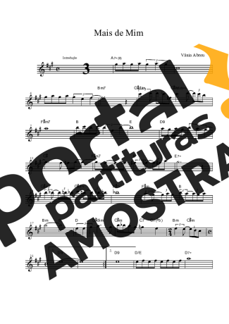 Vânia Abreu  partitura para Clarinete (Bb)