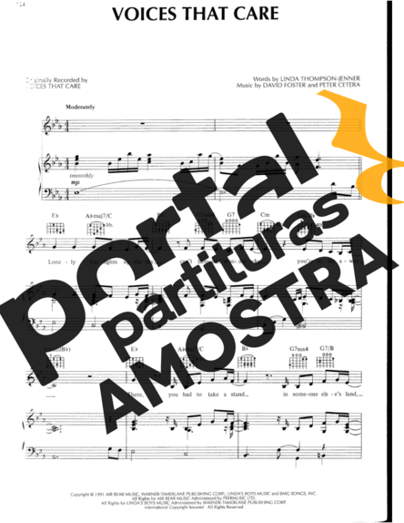 Voices That Care  partitura para Piano