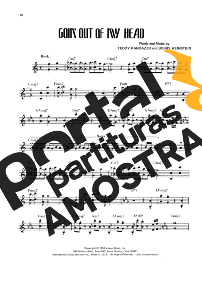 Wes Montgomery Goin Out Of My Head partitura para Guitarra