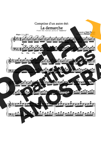 Yann Tiersen La Demarche partitura para Piano